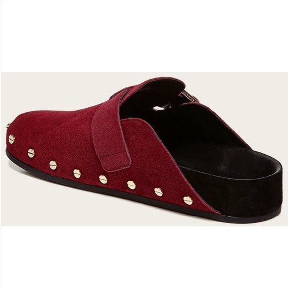 Veronica beard fern clogs size 36 studded suede mules - Picture 4 of 8